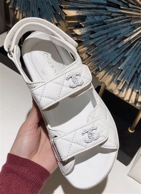 chanel sandals 2019 replica|chanel velcro sandals 2020 price.